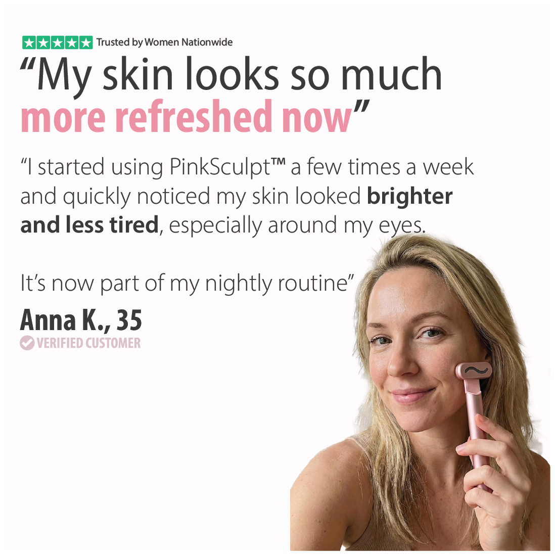 PinkSculpt™ 4-in-1 Anti-Fatigue Wand