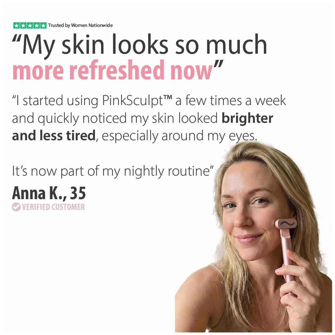 PinkSculpt™ 4-in-1 Anti-Fatigue Wand